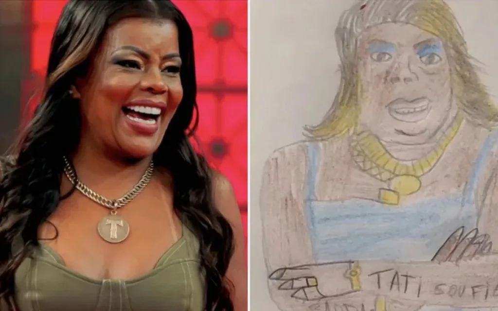 Tati Quebra Barraco ganha obra de arte cubista em sua homenagem 1 1 tati quebra barraco 30680458