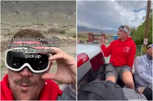 Diplo ganha carona de fã para sair do Burning Man