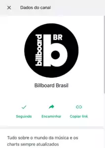 Participe do Canal da Billboard Brasil no WhatsApp