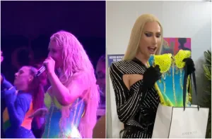 Iggy Azalea presenteou modelo com look de show