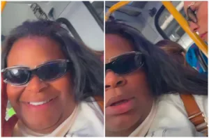 Jojo Todynho pega ônibus no Rio