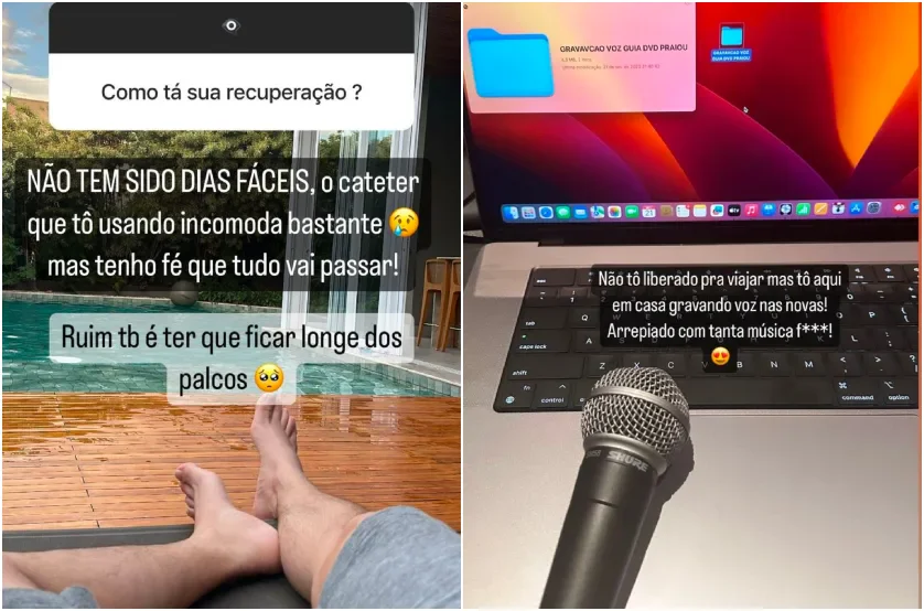 Matheus, da dupla com Kauan, atualiza fãs sobre estado de saúde: 'Dias difíceis' 4 Publicação de Matheus Aleixo