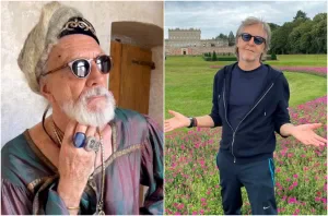 Príncipe Stanislas Klossowski de Rola e Paul McCartney