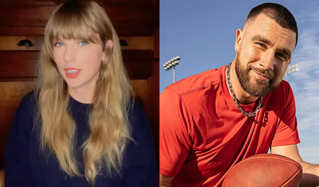 Taylor Swift tem reação inusitada ao ver namorado Travis Kelce na plateia de show 1 travis