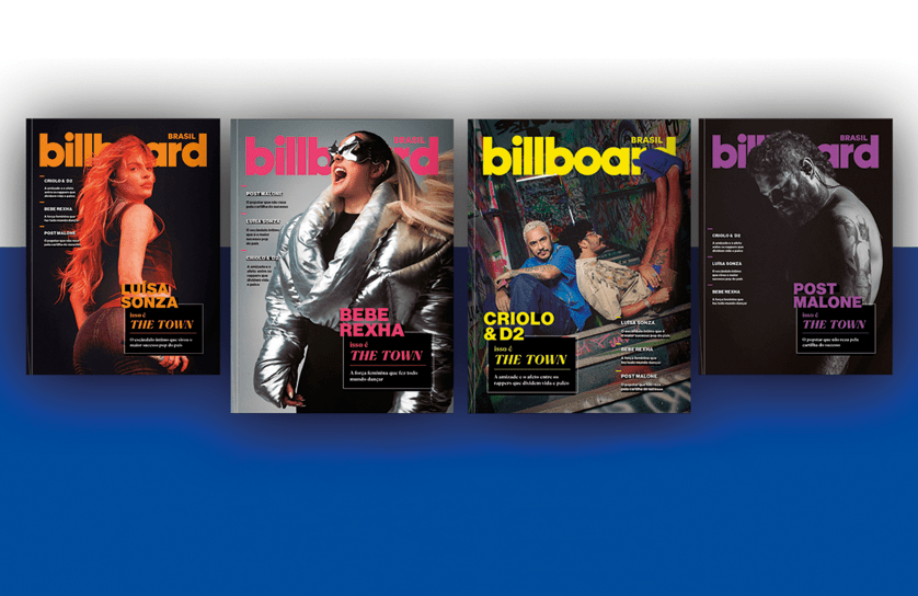 Veja as capas da 1ª edição da Billboard Brasil e saiba como comprar