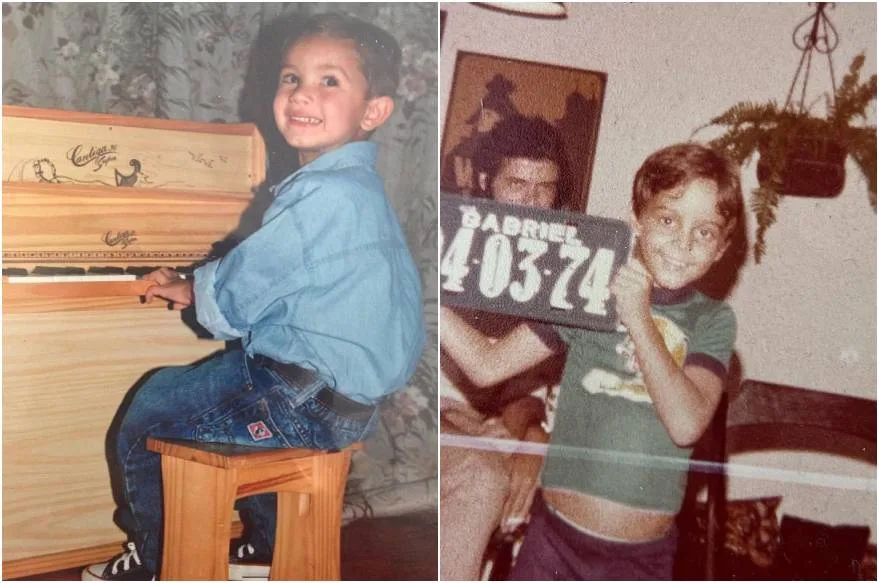 Astros desde a infância! Cantores mostram fotos antigas no Dia das Crianças 5 gabriel jpg