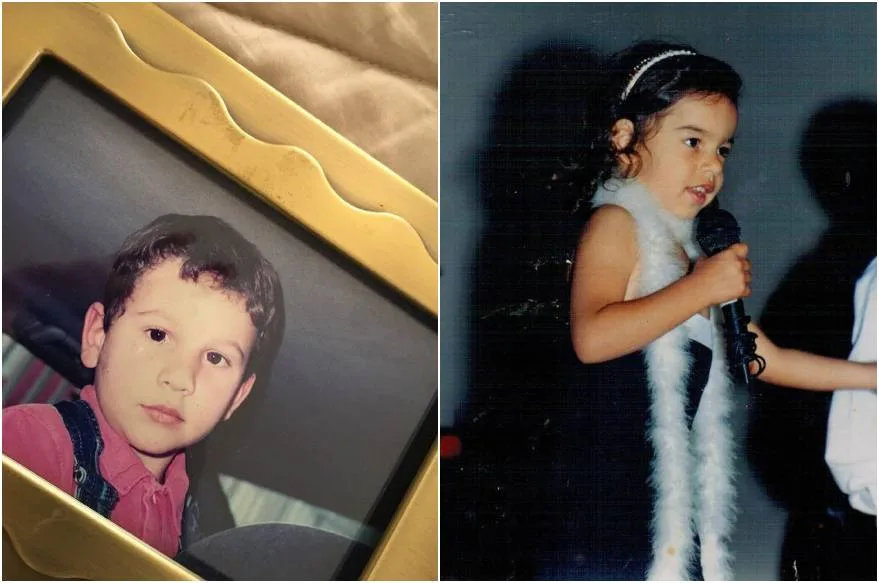 Astros desde a infância! Cantores mostram fotos antigas no Dia das Crianças 4 Gustavo Mioto e Marina Sena