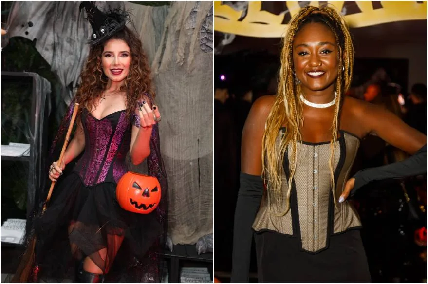 Patrícia Poeta recebe famosos e ganha show do filho em aniversário 7 paula sarah jpg