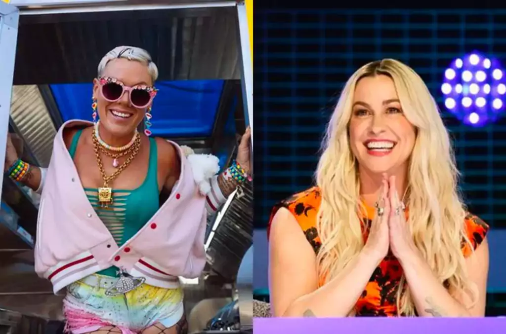 Alanis Morissette se une a Pink no palco para cantar o hit "You Oughtta Know" 1 pink alanis
