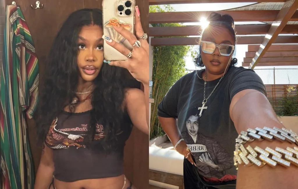 SZA elogia Lizzo em meio a processo contra a cantora: ‘Pessoa linda’ 1 sza e lizzo