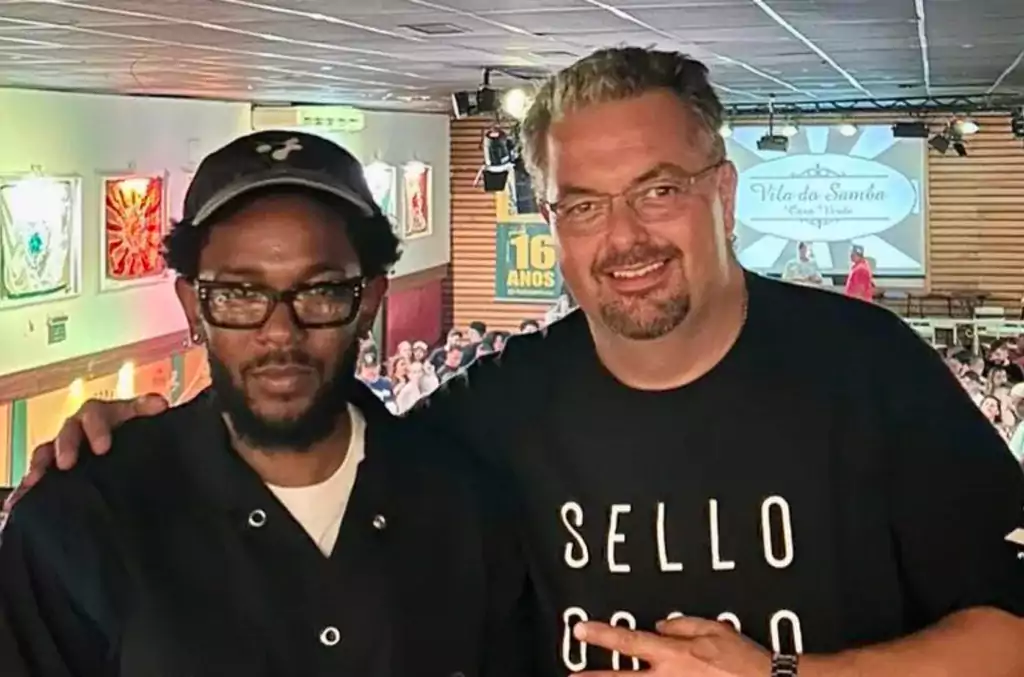 Kendrick Lamar em samba na Zona Norte de São Paulo