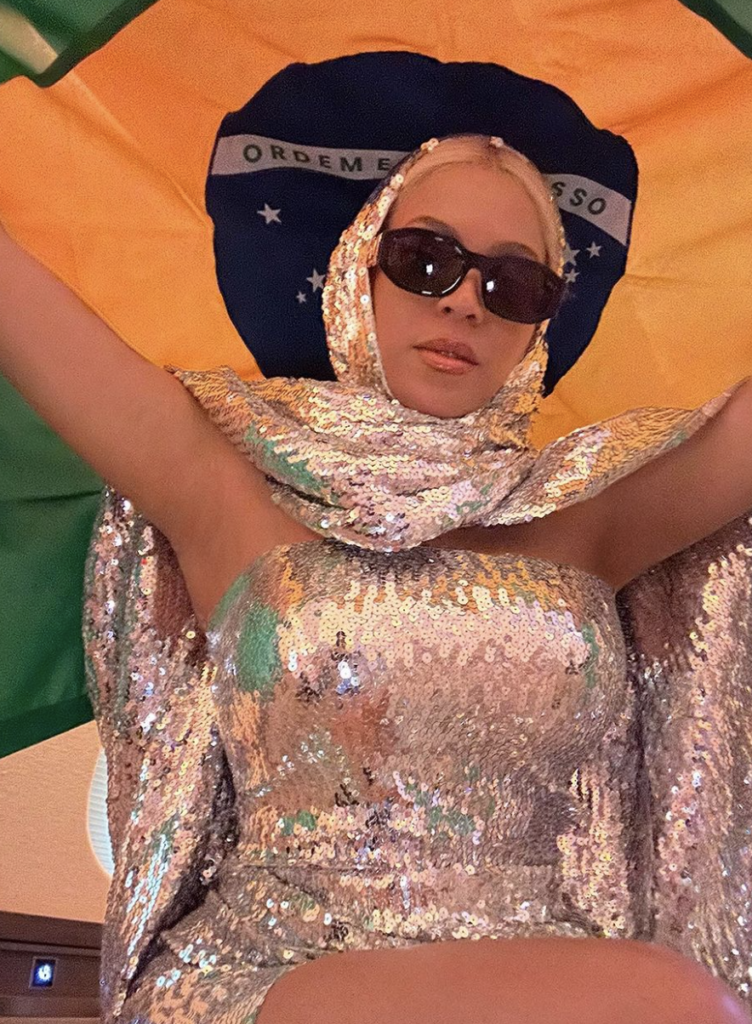 O dia em que Beyoncé quebrou a internet brasileira com uma viagem 1 Beyoncé no Brasil (Reprodução/Instagram)