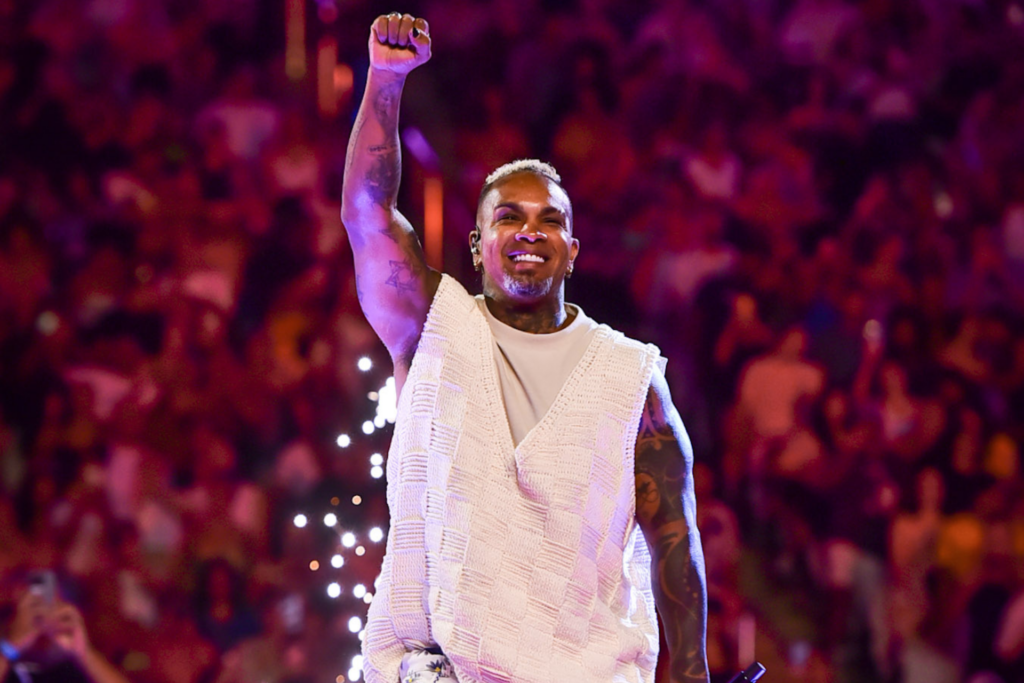 Rodriguinho durante show