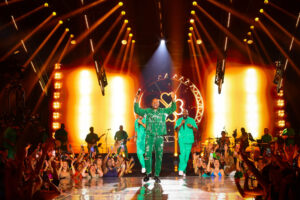 Thiaguinho durante gravação do DVD 'Sorte', em SP