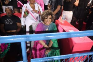 Alcione antes do desfile pela Mangueira (Manuela Scarpa/BrazilNews)