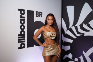Rebecca esteve no camarote da Billboard Brasil (Fabio Cunha/Billboard Brasil)