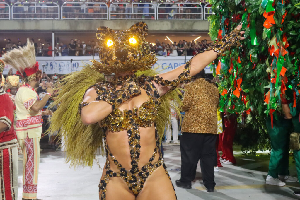 De 'onça' Paolla Oliveira a pulseira do Coldplay: Rio esbanja tecnologia no Carnaval 1 Paolla Oliveira 7