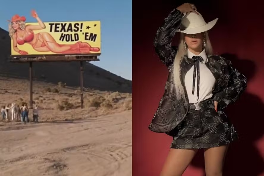 Beyoncé estreia em #1 no Billboard Hot 100 de música Country com ‘Texas Hold ‘Em’