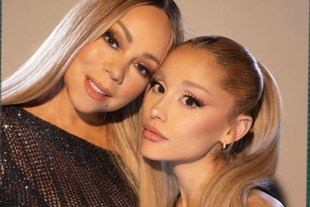 Ariana Grande anuncia colaboração com Mariah Carey em remix de 'yes, and?' 1 mariah carye