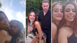 apresentacao de slide minimalista gradiente laranja vintage