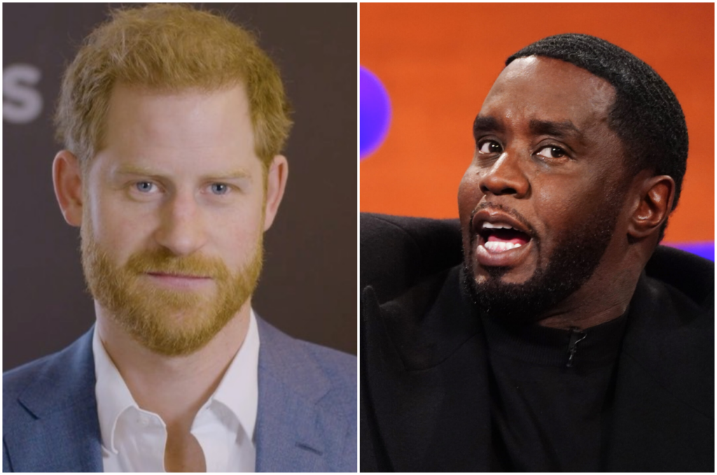 Príncipe Harry é citado em processo de tráfico sexual contra Sean Combs, o Diddy 1 Príncipe Harry e Sean Diddy Combs
