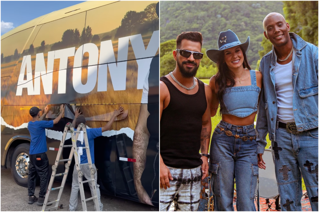 Dupla sertaneja muda layout de ônibus após público acusá-la de plágio de Ana Castela 1 Dupla sertaneja é acusada de plagiar a cantora Ana Castela