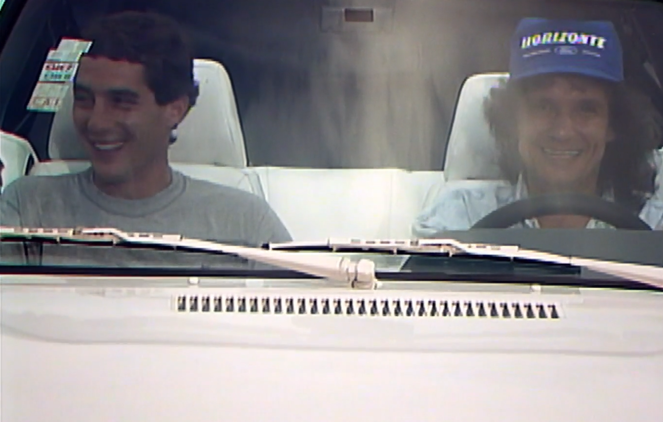 O dia em que Roberto Carlos entrevistou Ayrton Senna
