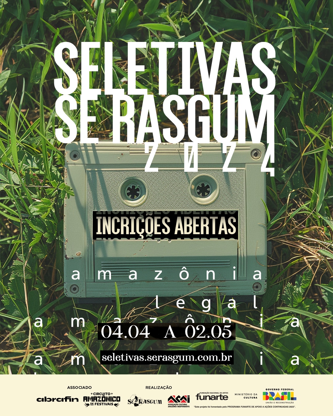 Festival Se Rasgum abre etapa de seletivas para artistas da Amazônia Legal