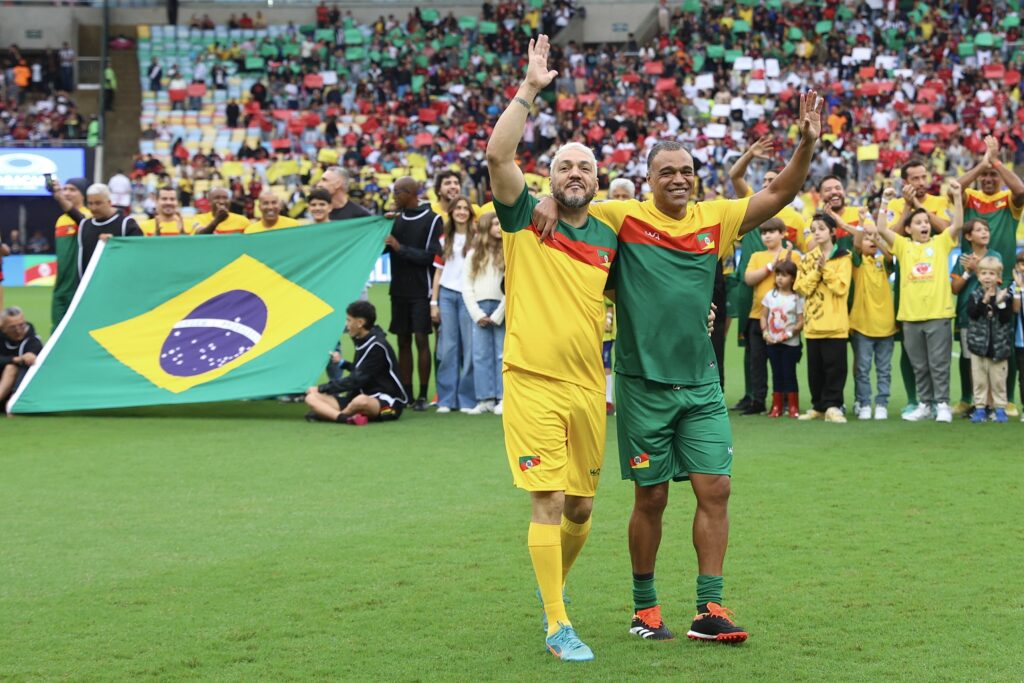 Como foi o reencontro de Belo e Denilson 1 FRF 9913
