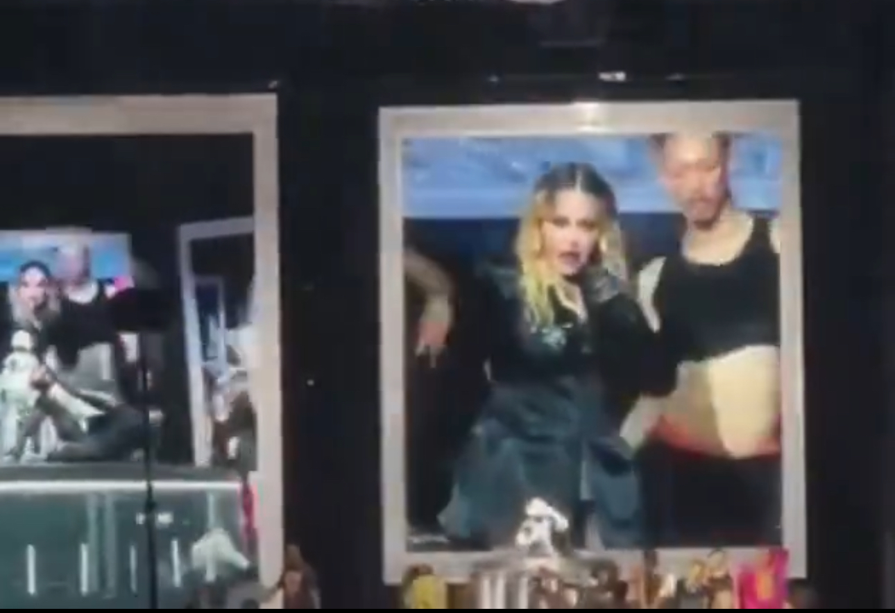 Madonna faz a alegria do público e ensaia sem máscara em Copacabanna