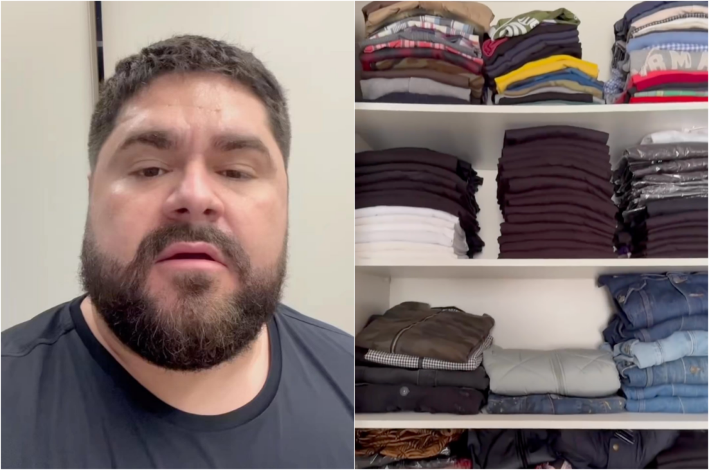 César Menotti doa todas as roupas às vítimas das enchentes no RS 1 César Menotti doa todo guarda-roupa para vítimas no Rio Grande do Sul