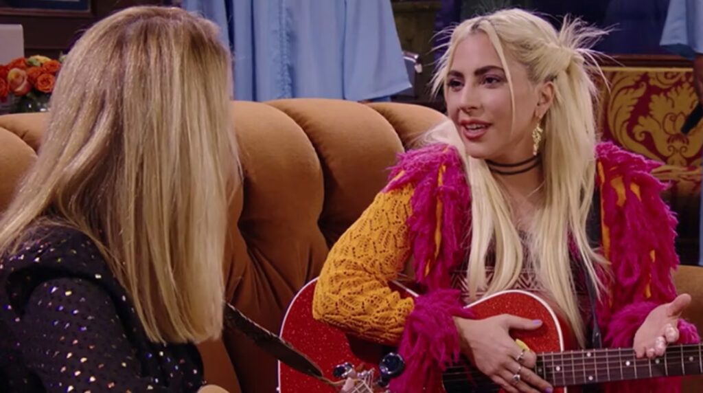 Como Friends influenciou a carreira de Lady Gaga? 1 friends lady gaga