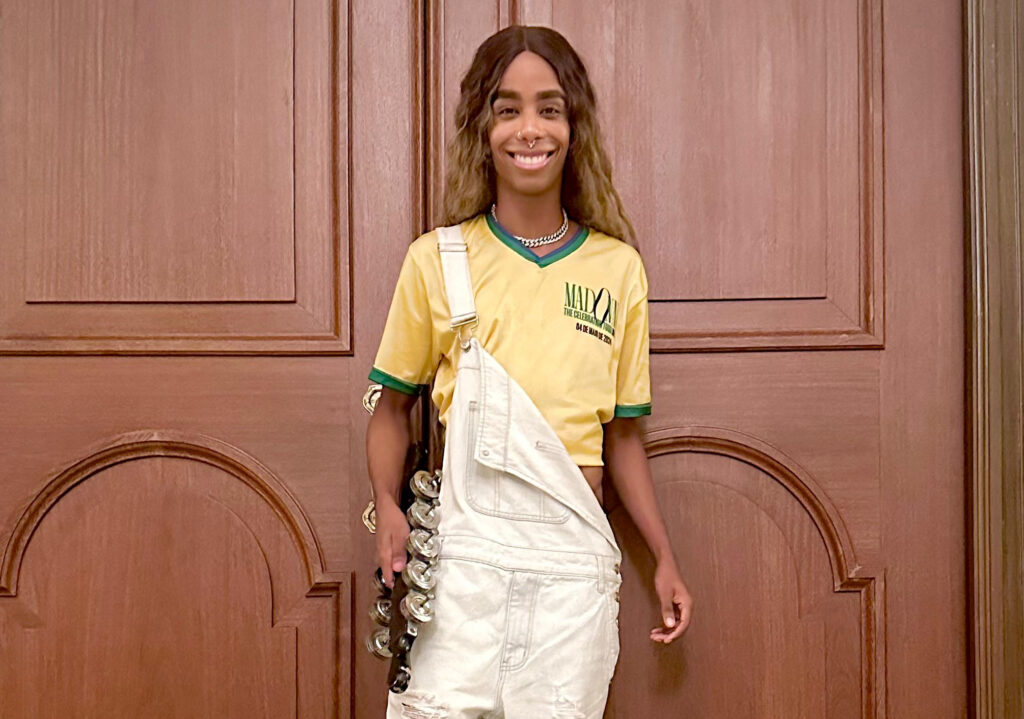 Ritmista de escola de samba que tocou com Madonna: ‘Minhas pernas tremeram’ 1 Markinhos, diretor de bateria da Paraíso do Tuiuti, tocou no show de Madonna, no Rio