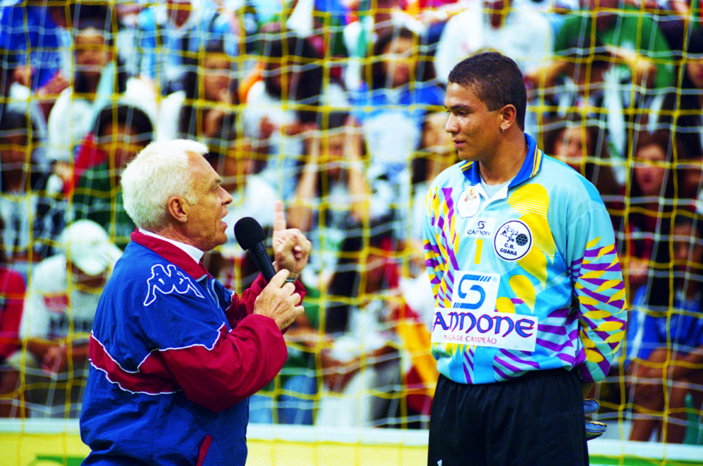 Silvio Luiz no 'Gol Show' em 1999