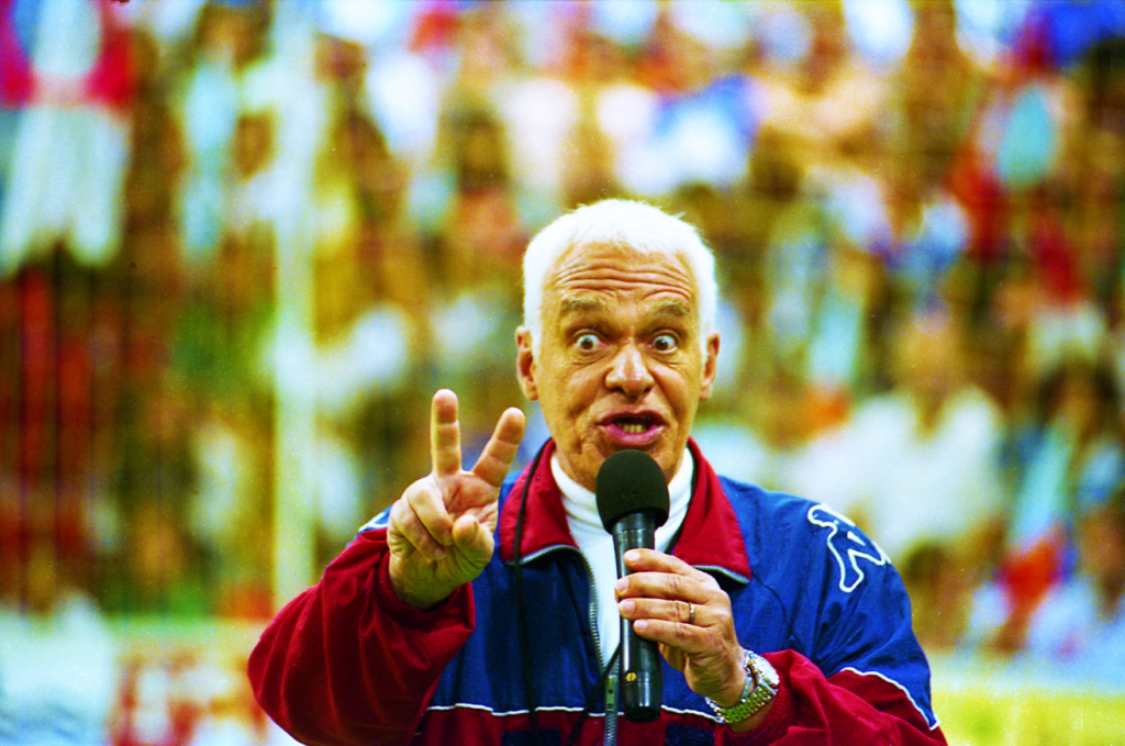 Silvio Luiz no 'Gol Show' em 1998