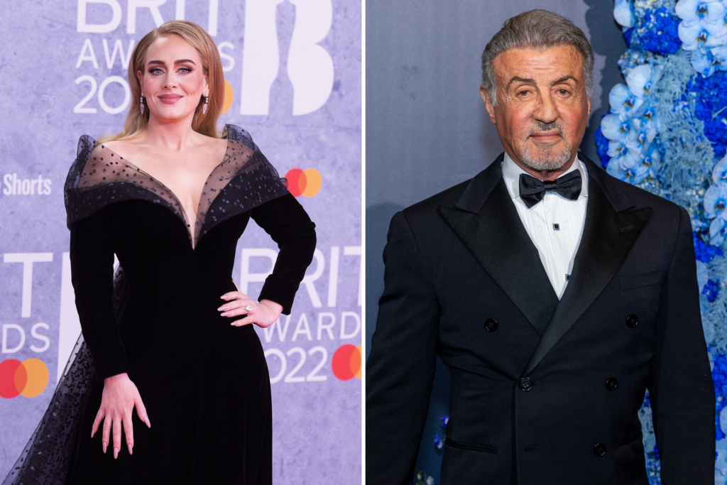 Adele faz obras em sua nova casa, mas mantém estátua de Stallone, o antigo dono 1 Adele comprou a casa de Sylvester Stallone e deixou item do ator na decoração