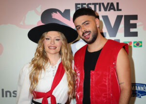 Luísa se vestiu de gaúcha para o show