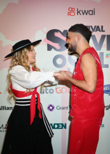 Luísa e Pedro se juntaram para homenagem