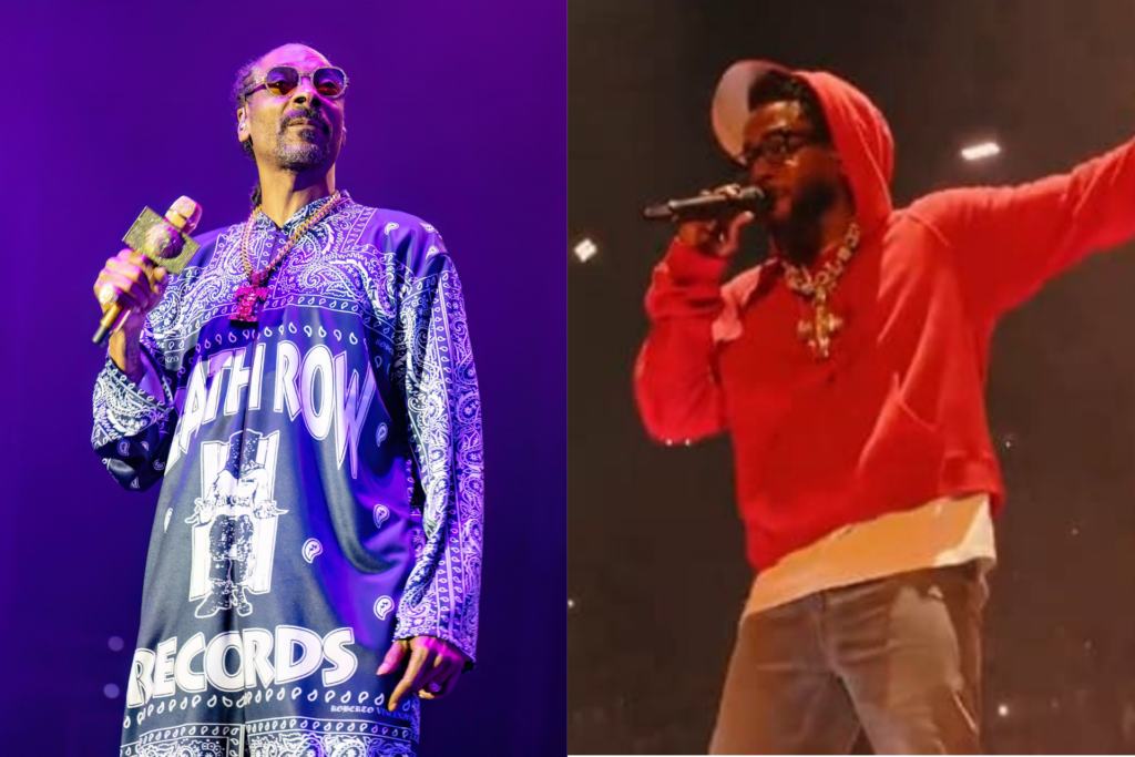 Kendrick Lamar é o 'Rei do Oeste', diz Snoop Dogg 1 Para Snoop Dogg Kendrick Lamaer é 'Rei do Oeste' (Foto: Reuters/ Reprodução)