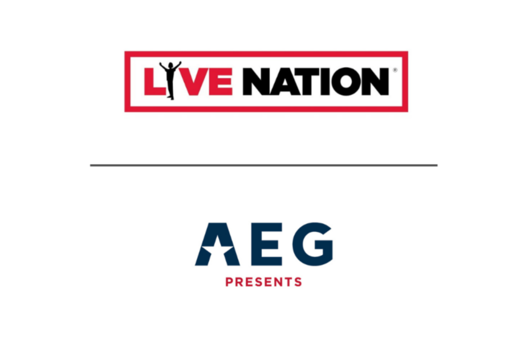 A Live Nation e a AeG Presents são companhias fortes no mercado de