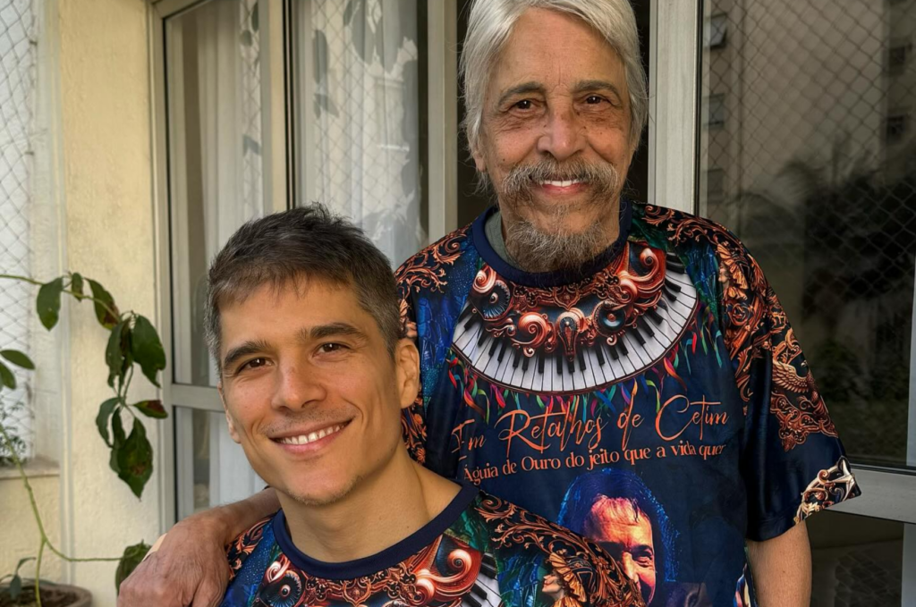 Benito Di Paula será tema do samba enredo da Águia de Ouro 1 Benito Di Paula com o filho, Rodrigo