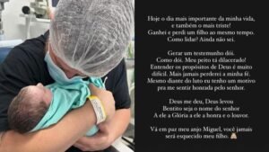 O cantor Conrado e o texto em que lamenta a morte de Miguel