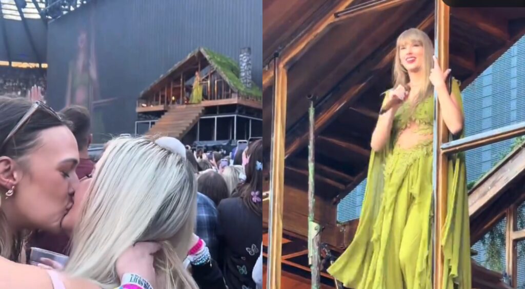 Taylor Swift vê casal noivando durante seu show e reage da melhor maneira 1 taylor 5