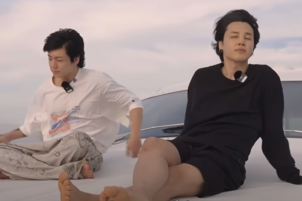 Jimin e Jung Kook, do BTS, se divertem no trailer da série 'Are You Sure?' 1 A série 'Are You Sure' vai mostrar as férias de membros do BTS