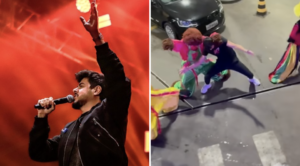 Cristiano se divertiu como 'integrante' da Carreta Furacão