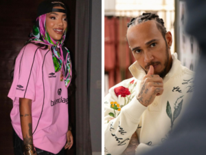 A cantora Ludmilla, que convidou Lewis Hamilton para uma cilada