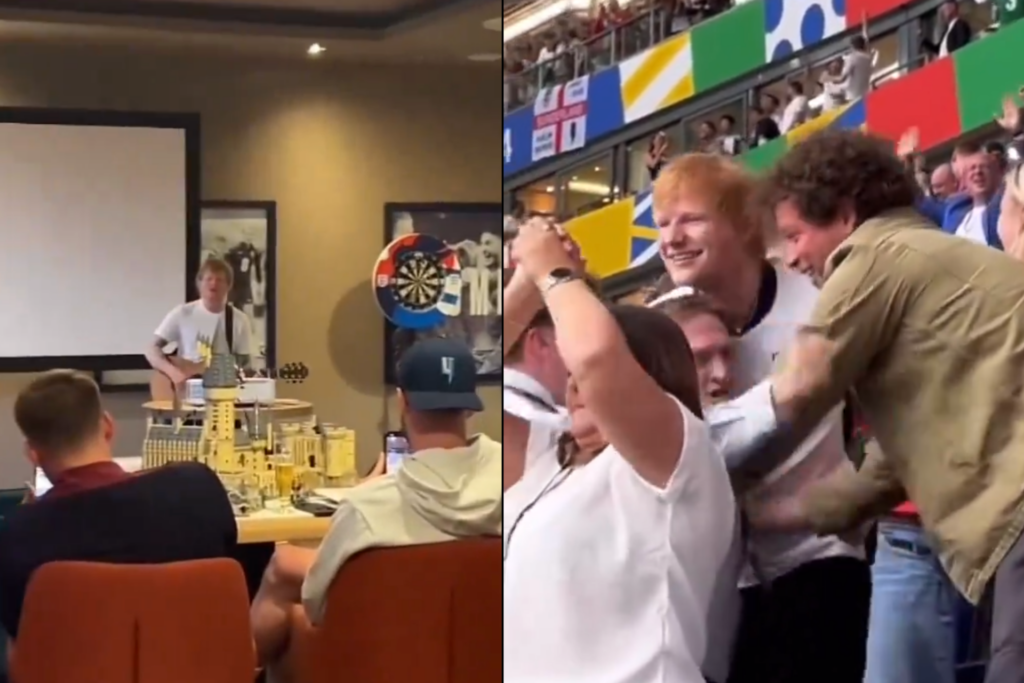 Ed Sheeran Eurocopa 2024 (Foto: Reprodução)