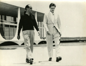 JK e Tom Jobim no Palacio da Alvorada aautor desconhecido Instituto Tom Jobim