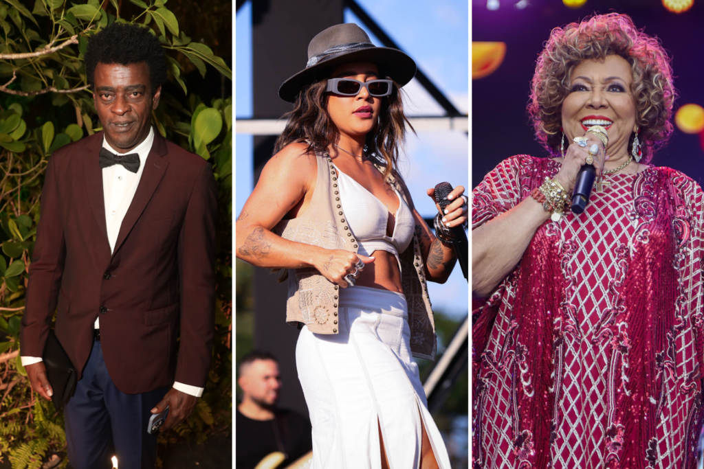 Quais cantores brasileiros se renderam às MTGs? 1 Seu Jorge, Lauana Prado e Alcione tiveram músicas atualizadas com as MTG's