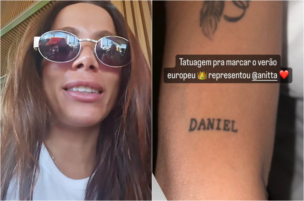 Quem é Daniel, homenageado em tatuagem de Anitta?